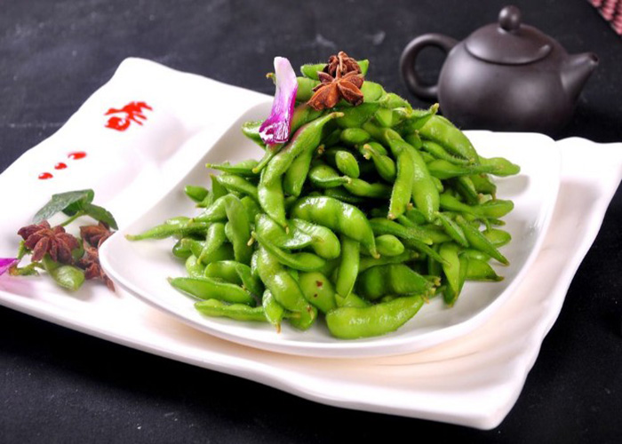 水煮毛豆